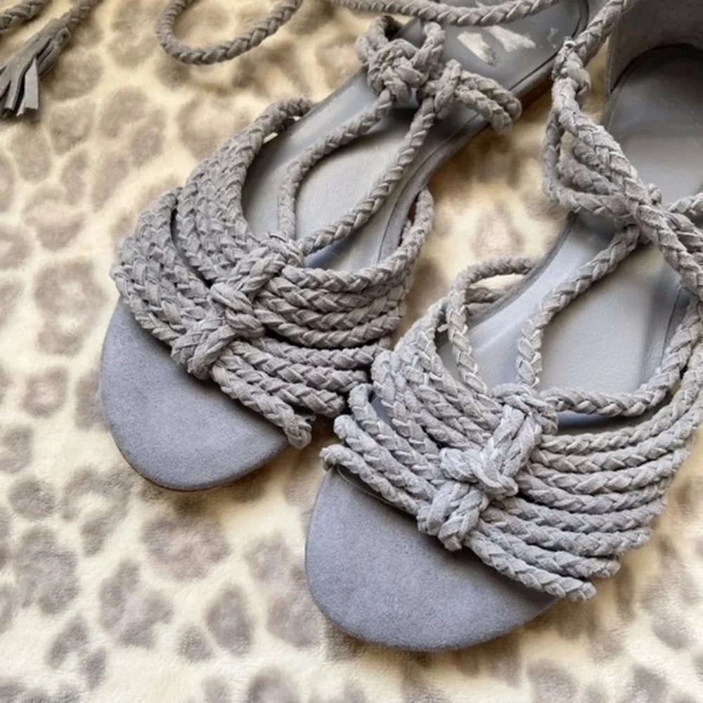 NEW Joie‎ Falk Skylark Boho Ankle Wrap Sandals